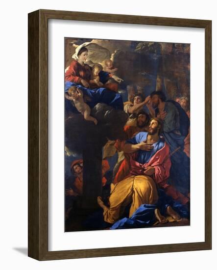 The Apparition of the Virgin to St James the Great, C1629-1630-Nicolas Poussin-Framed Giclee Print