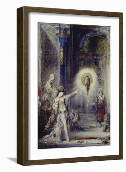 The Apparition. (Sketch)-Gustave Moreau-Framed Giclee Print