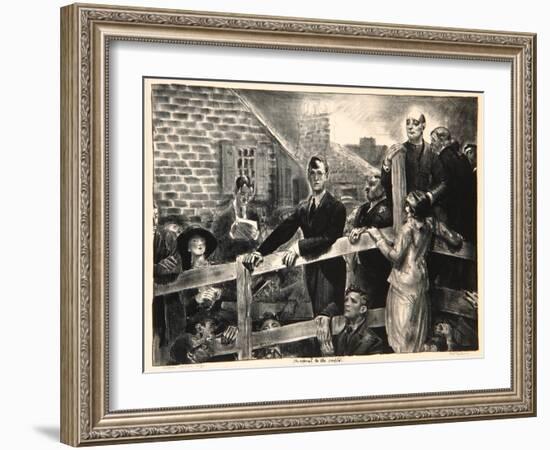 The Appeal to the People, 1923-24-George Wesley Bellows-Framed Giclee Print