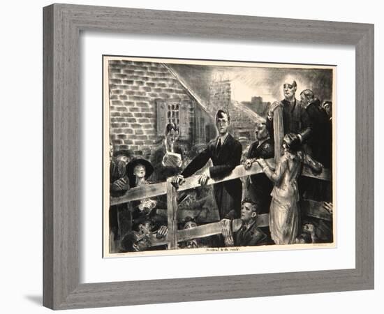 The Appeal to the People, 1923-24-George Wesley Bellows-Framed Giclee Print