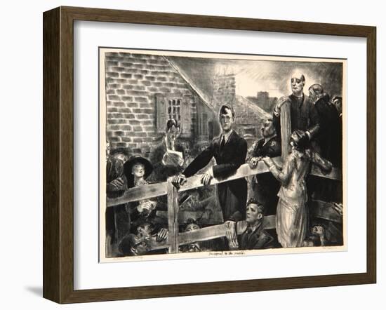 The Appeal to the People, 1923-24-George Wesley Bellows-Framed Giclee Print