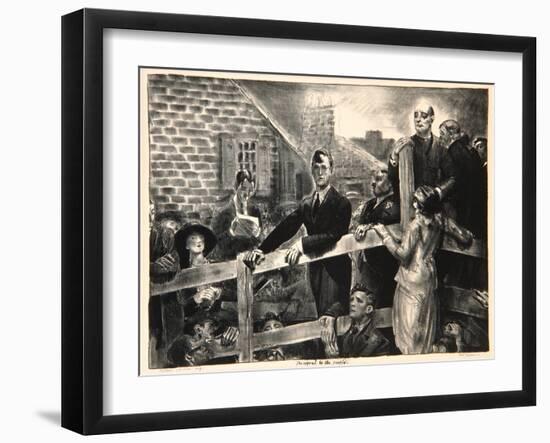 The Appeal to the People, 1923-24-George Wesley Bellows-Framed Giclee Print