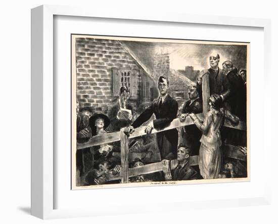 The Appeal to the People, 1923-24-George Wesley Bellows-Framed Giclee Print