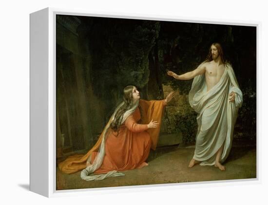 The Appearance of Christ to Mary Magdalene, 1835-Aleksandr Andreevich Ivanov-Framed Premier Image Canvas