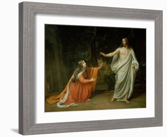 The Appearance of Christ to Mary Magdalene, 1835-Aleksandr Andreevich Ivanov-Framed Giclee Print