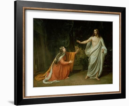 The Appearance of Christ to Mary Magdalene, 1835-Aleksandr Andreevich Ivanov-Framed Giclee Print