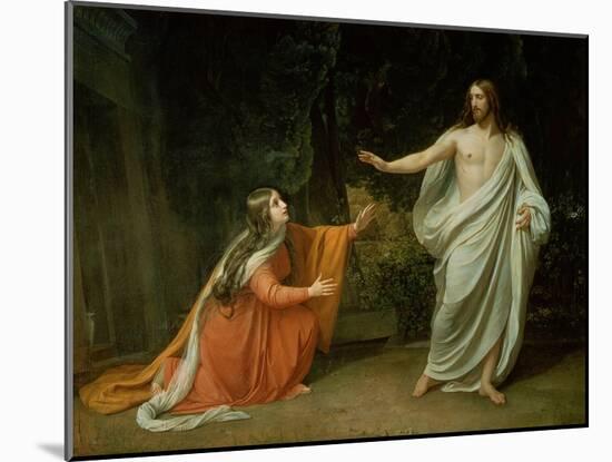 The Appearance of Christ to Mary Magdalene, 1835-Aleksandr Andreevich Ivanov-Mounted Giclee Print