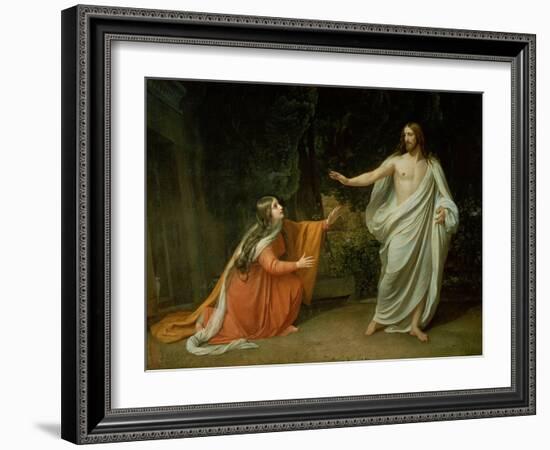 The Appearance of Christ to Mary Magdalene, 1835-Aleksandr Andreevich Ivanov-Framed Giclee Print