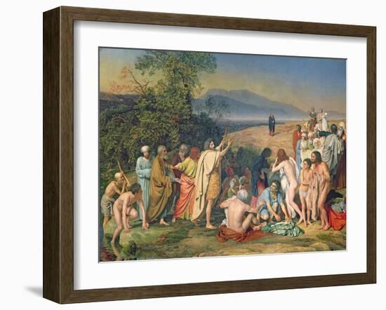 The Appearance of Christ to the People-Aleksandr Andreevich Ivanov-Framed Giclee Print