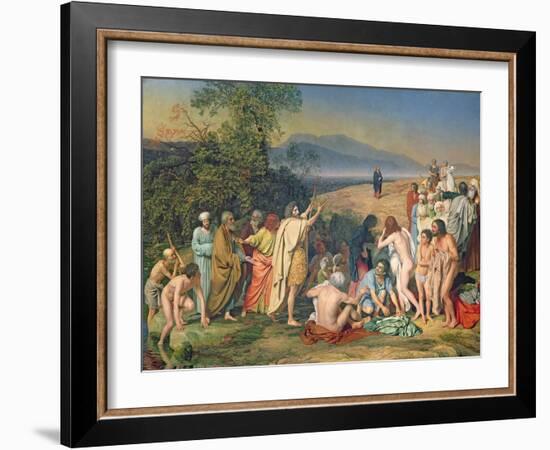 The Appearance of Christ to the People-Aleksandr Andreevich Ivanov-Framed Giclee Print