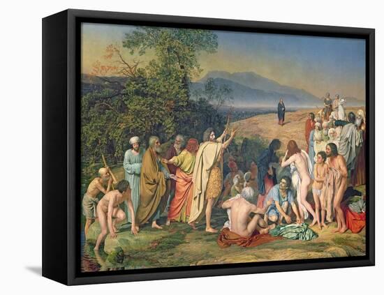 The Appearance of Christ to the People-Aleksandr Andreevich Ivanov-Framed Premier Image Canvas