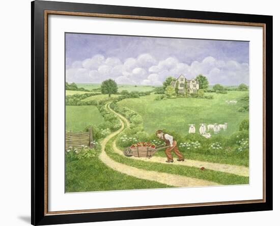 The Apple-Barrow, from 'Far from the Madding Crowd', by Thomas Hardy-Ditz-Framed Giclee Print