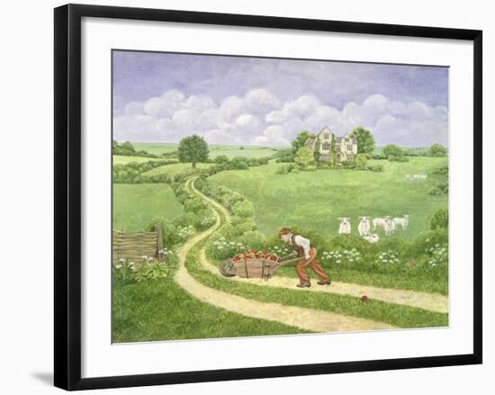 The Apple-Barrow, from 'Far from the Madding Crowd', by Thomas Hardy-Ditz-Framed Giclee Print