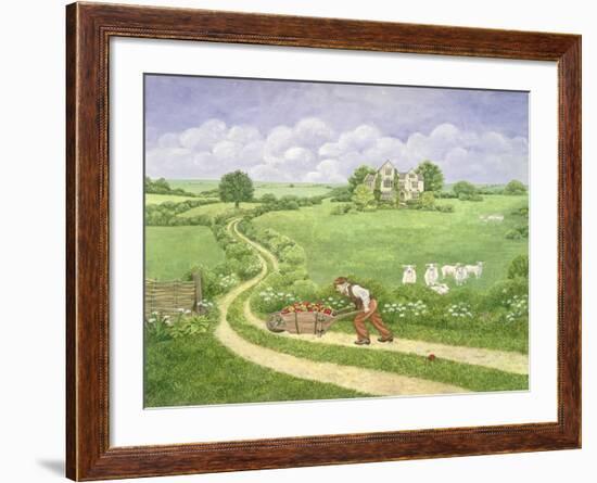 The Apple-Barrow, from 'Far from the Madding Crowd', by Thomas Hardy-Ditz-Framed Giclee Print