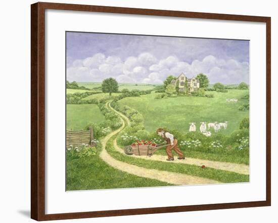 The Apple-Barrow, from 'Far from the Madding Crowd', by Thomas Hardy-Ditz-Framed Giclee Print