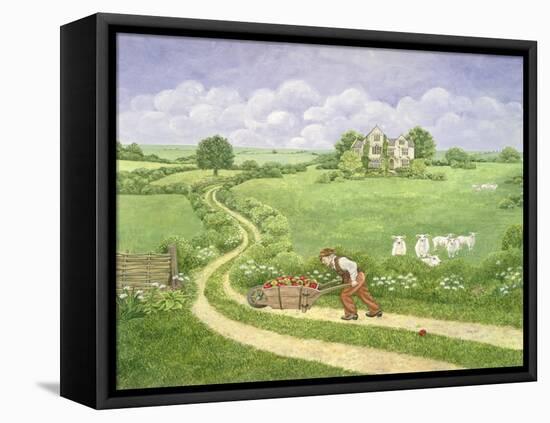 The Apple-Barrow, from 'Far from the Madding Crowd', by Thomas Hardy-Ditz-Framed Premier Image Canvas