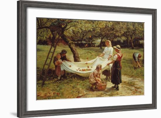 The Apple Gatherers, 1880-Frederick Morgan-Framed Premium Giclee Print