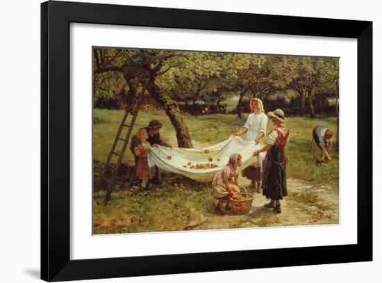 The Apple Gatherers, 1880-Frederick Morgan-Framed Premium Giclee Print