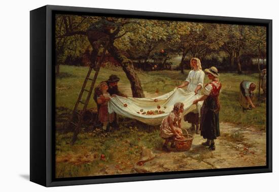 The Apple Gatherers, 1880-Frederick Morgan-Framed Premier Image Canvas