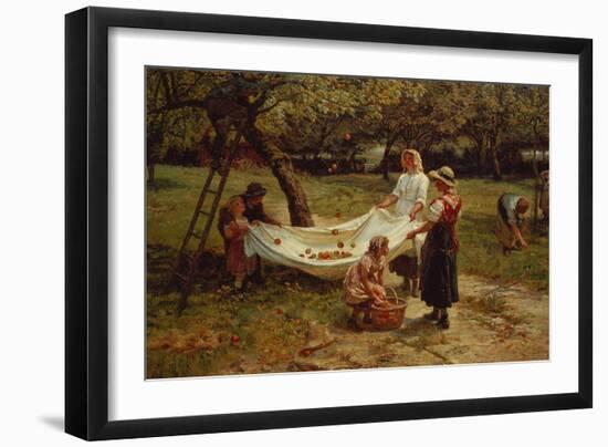 The Apple Gatherers, 1880-Frederick Morgan-Framed Giclee Print