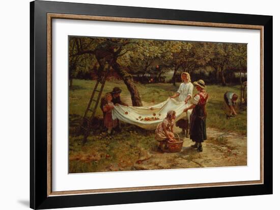 The Apple Gatherers, 1880-Frederick Morgan-Framed Giclee Print