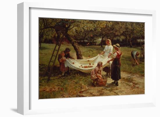 The Apple Gatherers, 1880-Frederick Morgan-Framed Giclee Print