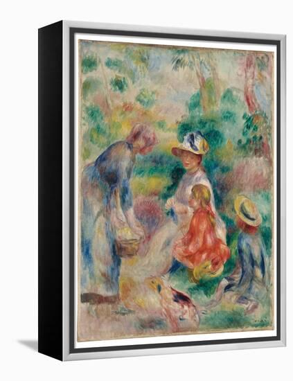 The apple seller, 1890-Pierre Auguste Renoir-Framed Premier Image Canvas