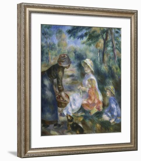 The Apple Seller, c.1890-Pierre-Auguste Renoir-Framed Art Print