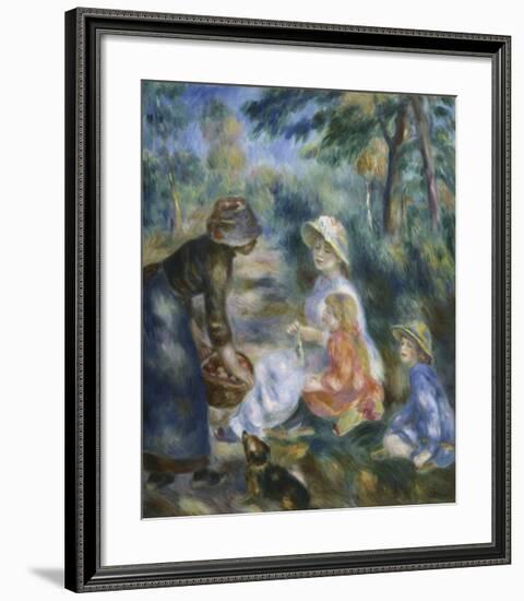 The Apple Seller, c.1890-Pierre-Auguste Renoir-Framed Art Print