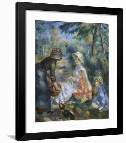 The Apple Seller, c.1890-Pierre-Auguste Renoir-Framed Art Print