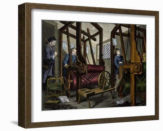 The Apprentices - engraving-William Hogarth-Framed Giclee Print