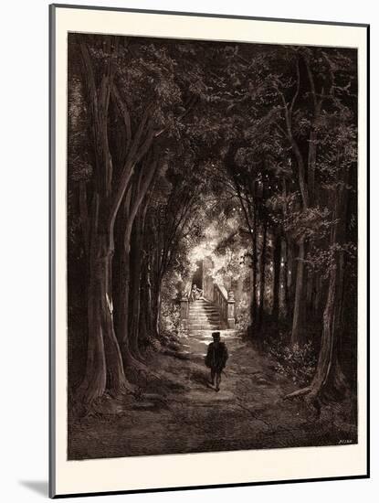 The Approach to the Enchanted Palace-Gustave Dore-Mounted Giclee Print