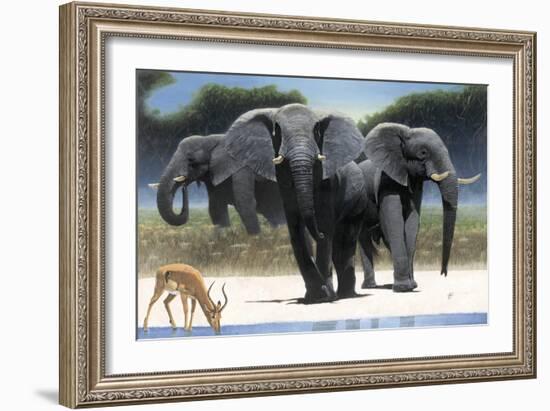 The Approach-Durwood Coffey-Framed Giclee Print