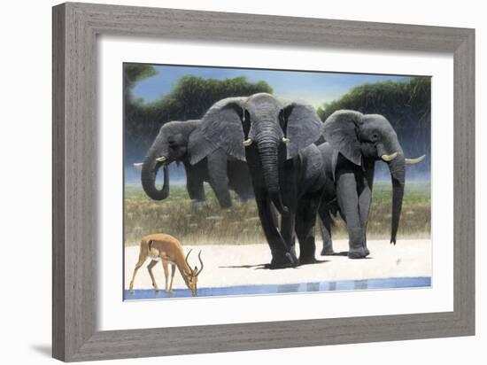 The Approach-Durwood Coffey-Framed Giclee Print