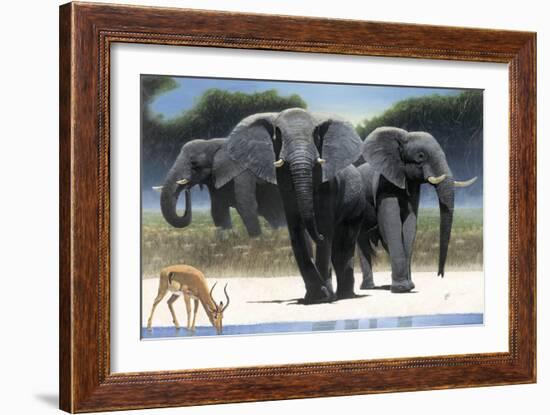 The Approach-Durwood Coffey-Framed Giclee Print