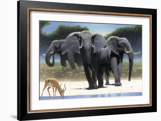 The Approach-Durwood Coffey-Framed Giclee Print