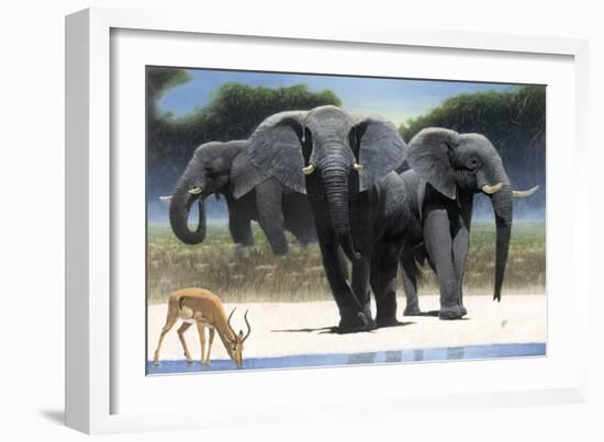 The Approach-Durwood Coffey-Framed Giclee Print