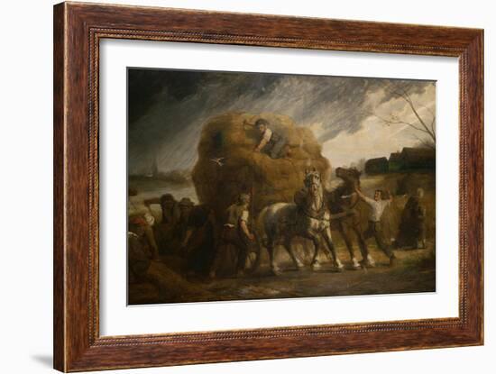 The Approaching Storm-Leon Augustin Lhermitte-Framed Giclee Print