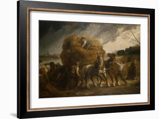 The Approaching Storm-Leon Augustin Lhermitte-Framed Giclee Print