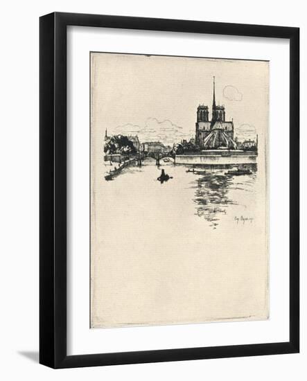 'The Apse of Notre Dame', 1915-Eugene Bejot-Framed Giclee Print