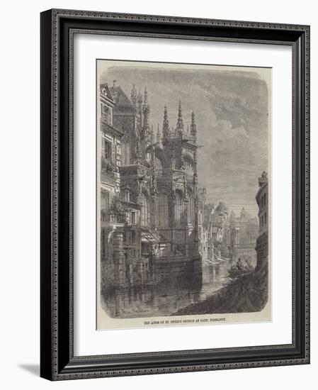 The Apsis of St Peter's Church at Caen, Normandy-Felix Thorigny-Framed Giclee Print