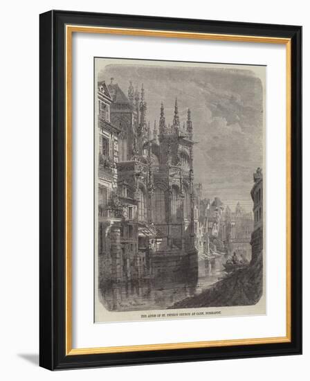The Apsis of St Peter's Church at Caen, Normandy-Felix Thorigny-Framed Giclee Print