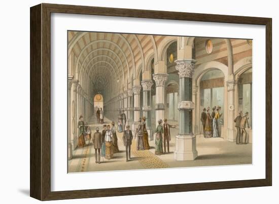 The Aquarium, Brighton - Interior-English School-Framed Giclee Print