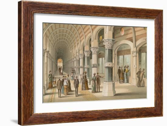 The Aquarium, Brighton - Interior-English School-Framed Giclee Print