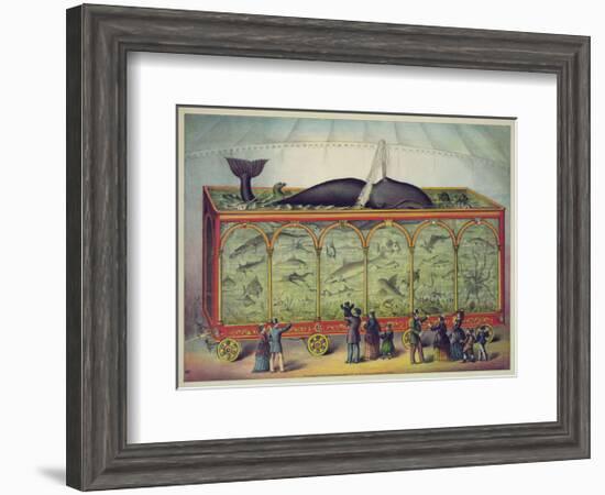 The Aquarium-Vintage Reproduction-Framed Art Print