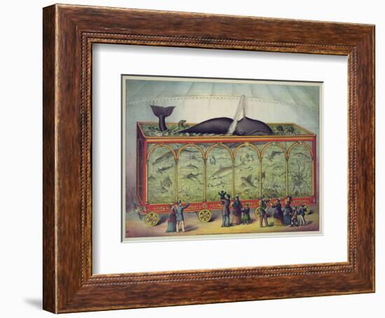 The Aquarium-Vintage Reproduction-Framed Art Print