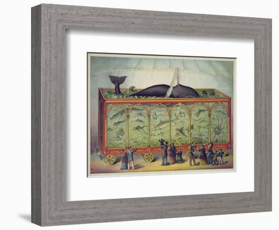 The Aquarium-Vintage Reproduction-Framed Art Print