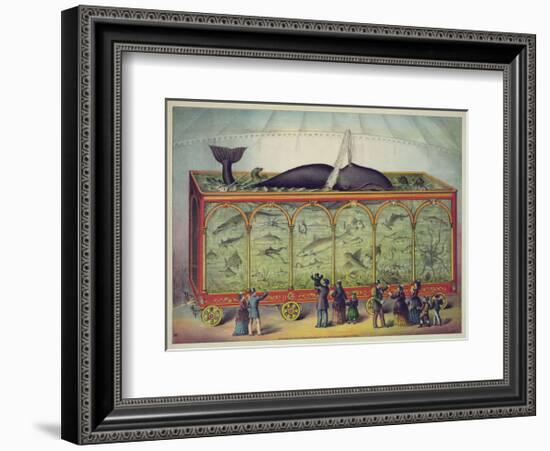 The Aquarium-Vintage Reproduction-Framed Art Print