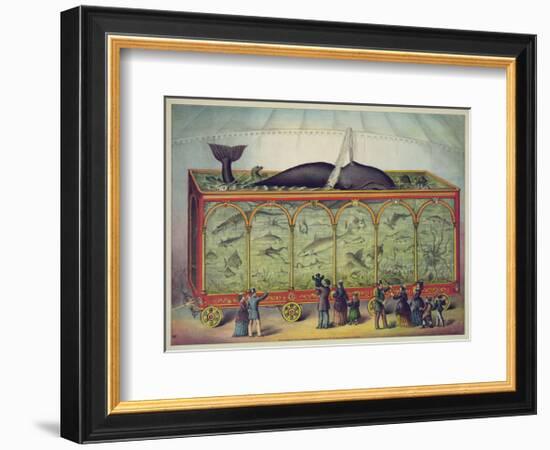 The Aquarium-Vintage Reproduction-Framed Art Print