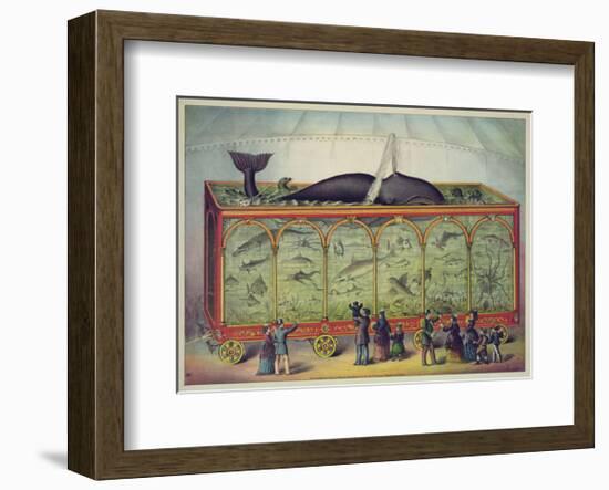 The Aquarium-Vintage Reproduction-Framed Art Print